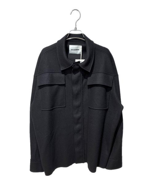 JIL SANDER+（ジルサンダープラス）JIL SANDER+ (ジルサンダープラス) 24AW ダブルフェイスジャケット ブラック サイズ:46の古着・服飾アイテム