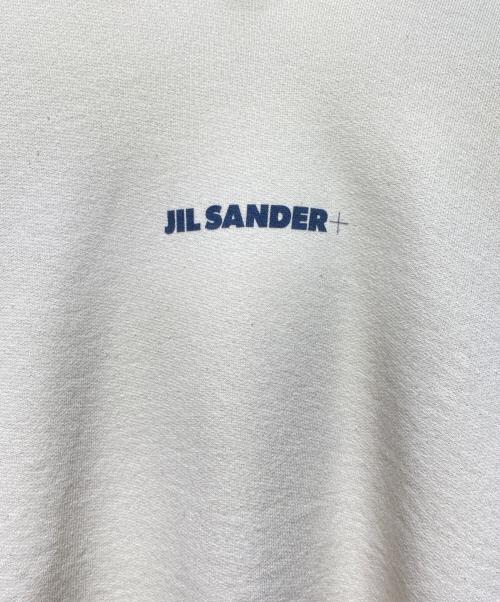JIL SANDER+（ジルサンダープラス）JIL SANDER+ (ジルサンダープラス) プルオーバーロゴフーディ アイボリー サイズ:XSの古着・服飾アイテム
