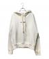 JIL SANDER+（ジルサンダープラス）の古着「プルオーバーロゴフーディ」｜アイボリー