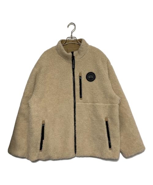 CANADA GOOSE（カナダグース）CANADA GOOSE (カナダグース) Kinross Reversible Fleece Jacket ホワイト サイズ:Lの古着・服飾アイテム