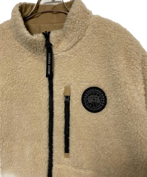 CANADA GOOSE（カナダグース）CANADA GOOSE (カナダグース) Kinross Reversible Fleece Jacket ホワイト サイズ:Lの古着・服飾アイテム