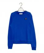 AMI Alexandre Mattiussiアミアレクサンドルマテュッシ）の古着「ロゴワッペンスウェット」｜ブルー