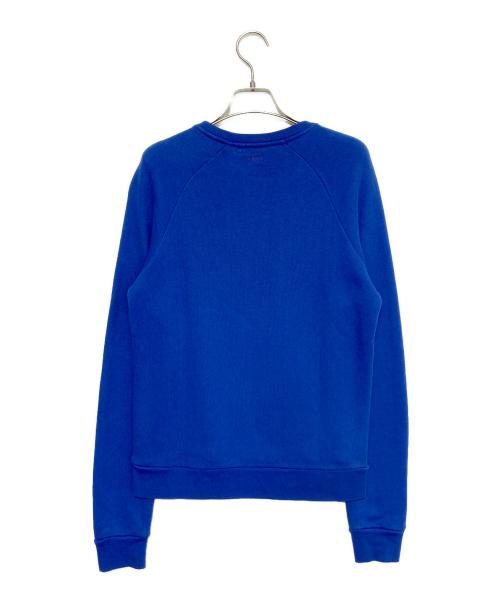 AMI Alexandre Mattiussi（アミアレクサンドルマテュッシ）AMI Alexandre Mattiussi (アミアレクサンドルマテュッシ) ロゴワッペンスウェット ブルー サイズ:XSの古着・服飾アイテム