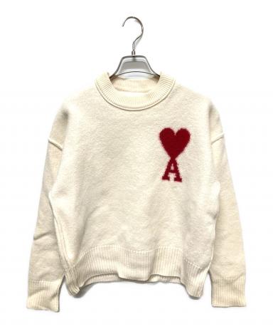 アミ アレクサンドル マテュッシ ニットベスト ハートロゴ レディース SIZE S ami alexandre mattiussi アミ アレクサンドル マテュッシ ニットベスト ハートロゴ レディース
