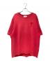 AMI Alexandre Mattiussi（アミアレクサンドルマテュッシ）の古着「ハートロゴ半袖Tシャツ」｜バーガンディー