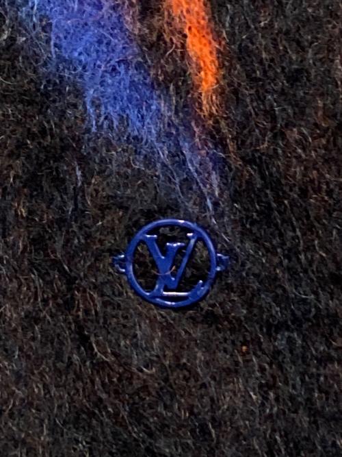 LOUIS VUITTON（ルイ ヴィトン）LOUIS VUITTON (ルイ ヴィトン) バタフライモチーフモヘア混ニット ブラック サイズ:Lの古着・服飾アイテム