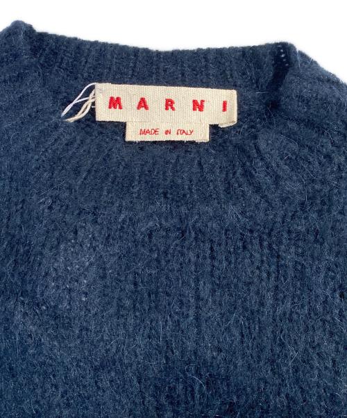 MARNI（マルニ）MARNI (マルニ) Roundneck Knitted Sweater-Midnight ネイビー サイズ:46の古着・服飾アイテム