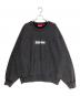 SUPREME（シュプリーム）の古着「Washed Box Logo Crewneck」｜ブラック