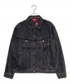 SUPREMEシュプリーム）の古着「New York Painted Trucker Jacket」｜ブラック