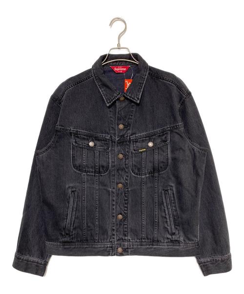 SUPREME（シュプリーム）SUPREME (シュプリーム) New York Painted Trucker Jacket ブラック サイズ:Mの古着・服飾アイテム