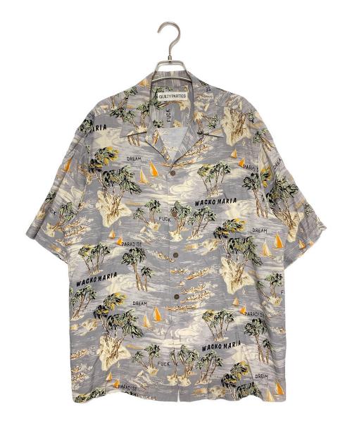 WACKO MARIA（ワコマリア）WACKO MARIA (ワコマリア) HAWAIIAN SHIRT S/S (TYPE-1) グレー サイズ:XLの古着・服飾アイテム