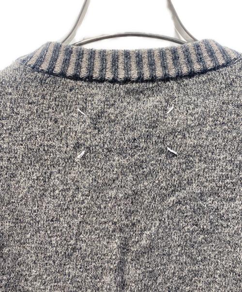 Maison Margiela（メゾンマルジェラ）Maison Margiela (メゾンマルジェラ) エルボーパッチカーディガン グレー サイズ:Sの古着・服飾アイテム