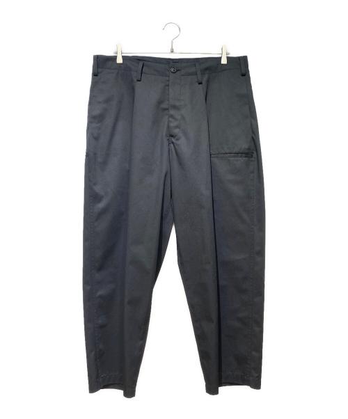 Y's for men（ワイズフォーメン）Y's for men (ワイズフォーメン) T/C TWILL COIN POCKET SIDE TUCK PANTS ブラック サイズ:2の古着・服飾アイテム