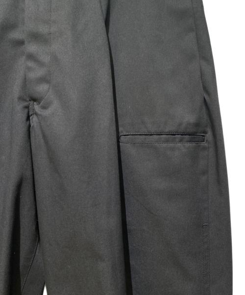 Y's for men（ワイズフォーメン）Y's for men (ワイズフォーメン) T/C TWILL COIN POCKET SIDE TUCK PANTS ブラック サイズ:2の古着・服飾アイテム