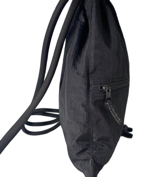 AMIPARIS（アミパリス）AMIPARIS (アミパリス) ナイロンナップサック ブラックの古着・服飾アイテム