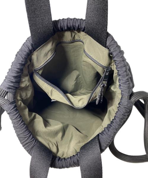 AMIPARIS（アミパリス）AMIPARIS (アミパリス) ナイロンナップサック ブラックの古着・服飾アイテム