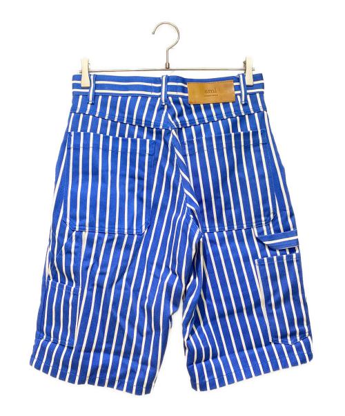 AMIPARIS（アミパリス）AMIPARIS (アミパリス) ストライプショートパンツ ブルー×ホワイト サイズ:26の古着・服飾アイテム