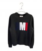 AMIPARISアミパリス）の古着「クルーネックロゴスウェット」｜ブラック