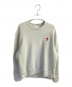 AMIPARISアミパリス）の古着「SMALL RED AMI DE COEUR SWEATSHIRT」｜ミントグリーン