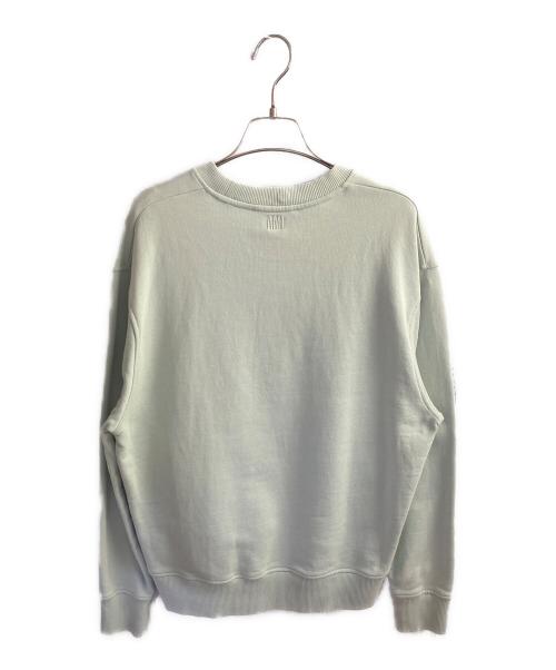 AMIPARIS（アミパリス）AMIPARIS (アミパリス) SMALL RED AMI DE COEUR SWEATSHIRT ミントグリーン サイズ:XSの古着・服飾アイテム