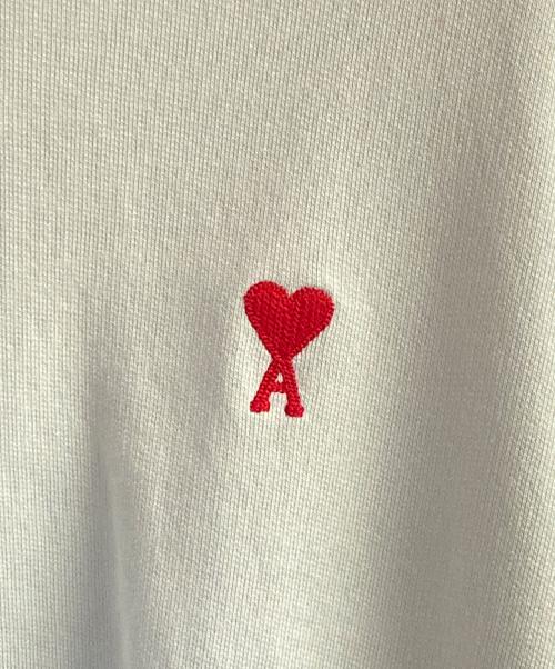 AMIPARIS（アミパリス）AMIPARIS (アミパリス) SMALL RED AMI DE COEUR SWEATSHIRT ミントグリーン サイズ:XSの古着・服飾アイテム