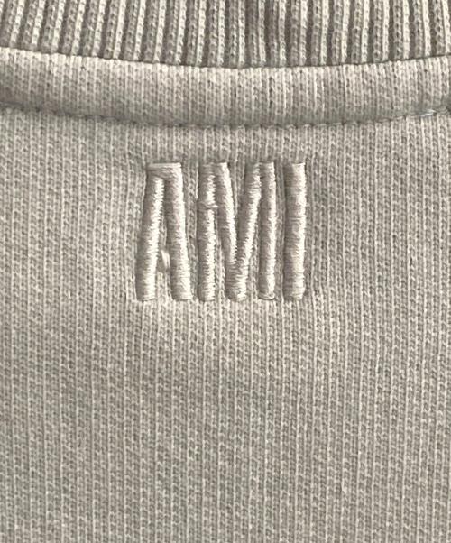 AMIPARIS（アミパリス）AMIPARIS (アミパリス) SMALL RED AMI DE COEUR SWEATSHIRT ミントグリーン サイズ:XSの古着・服飾アイテム