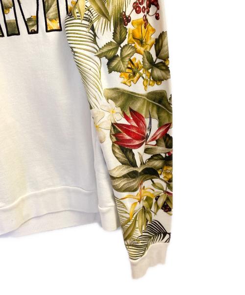 AMIPARIS（アミパリス）AMIPARIS (アミパリス) ボタニカルクルーネックスウェット ホワイト×グリーン サイズ:Ｓの古着・服飾アイテム