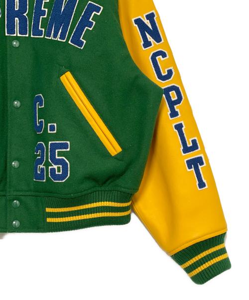 SUPREME（シュプリーム）SUPREME (シュプリーム) Praises Varsity Jacket グリーン サイズ:Mの古着・服飾アイテム