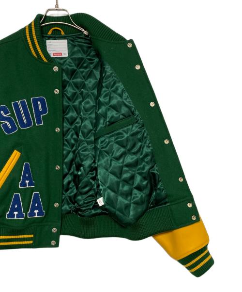 SUPREME（シュプリーム）SUPREME (シュプリーム) Praises Varsity Jacket グリーン サイズ:Mの古着・服飾アイテム