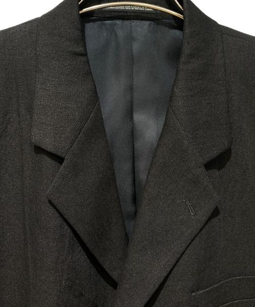 Yohji Yamamoto COSTUME D'HOMME（ヨウジヤマモトコスチュームドオム）Yohji Yamamoto COSTUME D'HOMME (ヨウジヤマモトコスチュームドオム) リネン テーラード ジャケット ブラック サイズ:3の古着・服飾アイテム