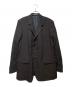 Yohji Yamamoto COSTUME D'HOMME（ヨウジヤマモトコスチュームドオム）の古着「リネン テーラード ジャケット」｜ブラック
