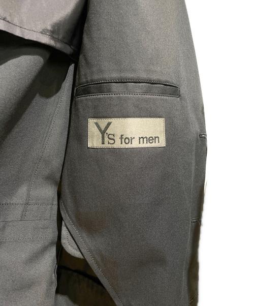 Y's for men（ワイズフォーメン）Y's for men (ワイズフォーメン) T/C TWILL ACTION PLEATS JACKET ブラック サイズ:3の古着・服飾アイテム
