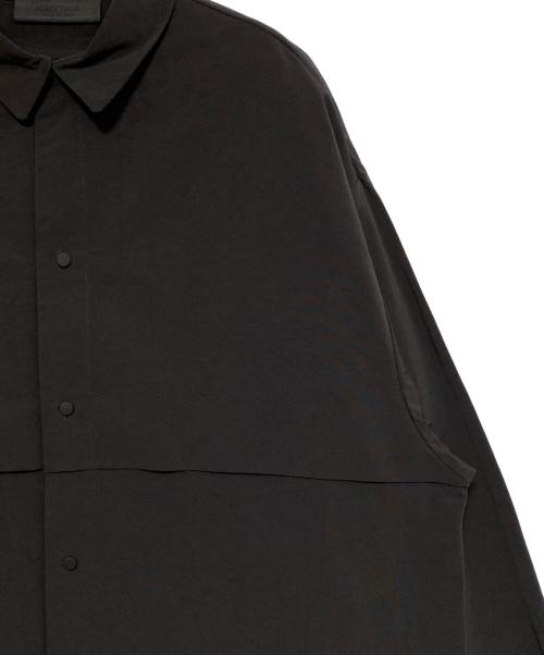 FOG ESSENTIALS（フィアオブゴッド エッセンシャル）FOG ESSENTIALS (フィアオブゴッド エッセンシャル) Military Nylon Overshirt ブラック サイズ:Mの古着・服飾アイテム