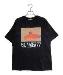 Hysteric Glamour×BUNKER 77（ヒステリックグラマー×バンカー 77）の古着「Tシャツ」｜ブラック
