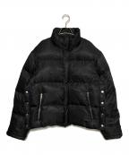 1989 STUDIOナインティーンエイティーナイン）の古着「LOGO NYLON PUFFER JACKET」｜ブラック