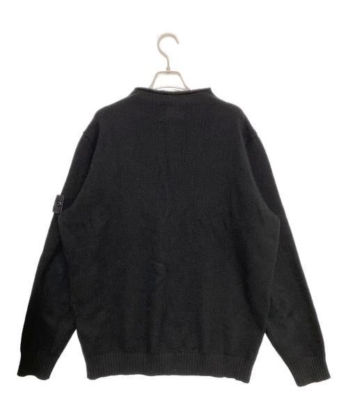 STONE ISLAND（ストーンアイランド）STONE ISLAND (ストーンアイランド) カシミヤ クルーネック ニットセーター ブラック サイズ:XLの古着・服飾アイテム