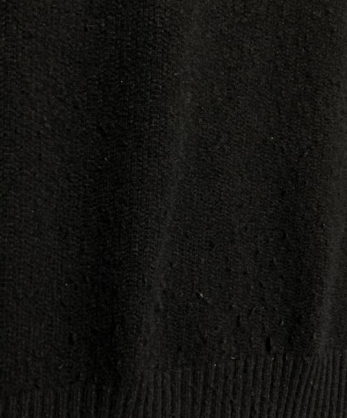 STONE ISLAND（ストーンアイランド）STONE ISLAND (ストーンアイランド) カシミヤ クルーネック ニットセーター ブラック サイズ:XLの古着・服飾アイテム