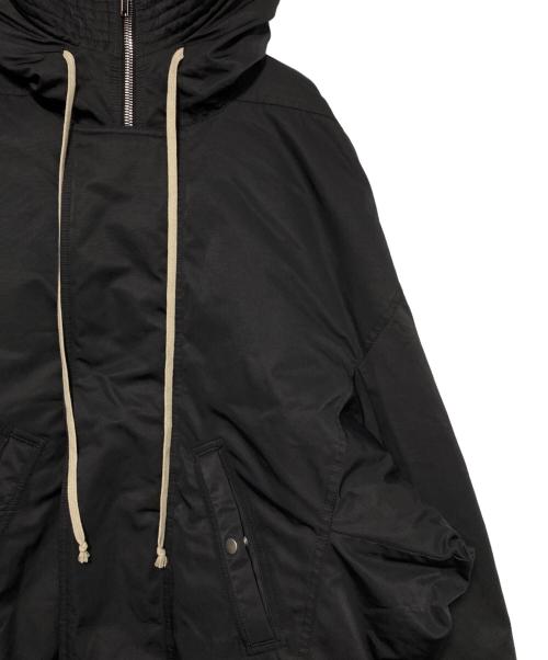 DRKSHDW（ダークシャドウ）DRKSHDW (ダークシャドウ) HOODED LONG BOMBER ブラック サイズ:Sの古着・服飾アイテム