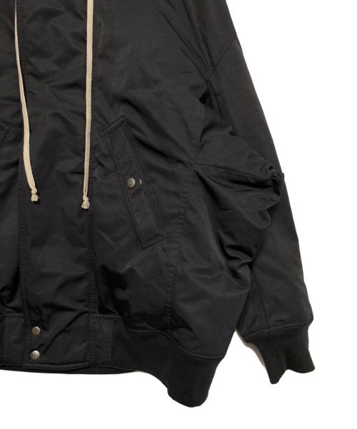 DRKSHDW（ダークシャドウ）DRKSHDW (ダークシャドウ) HOODED LONG BOMBER ブラック サイズ:Sの古着・服飾アイテム