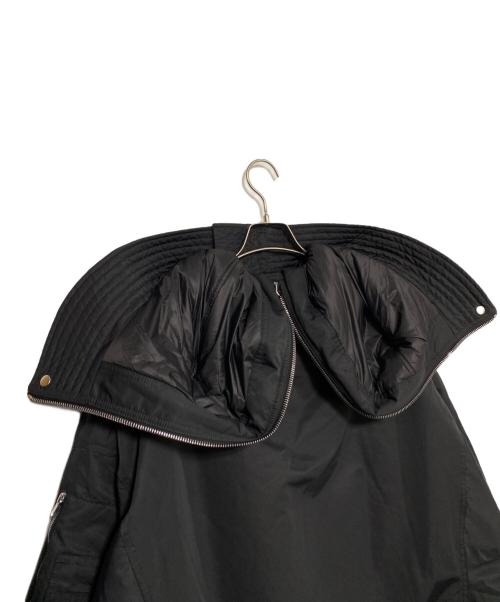 DRKSHDW（ダークシャドウ）DRKSHDW (ダークシャドウ) HOODED LONG BOMBER ブラック サイズ:Sの古着・服飾アイテム