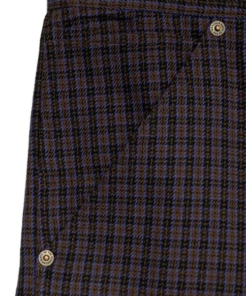 BoTT（ボット）BoTT (ボット) Plaid Double Knee Short パープル サイズ:Lの古着・服飾アイテム