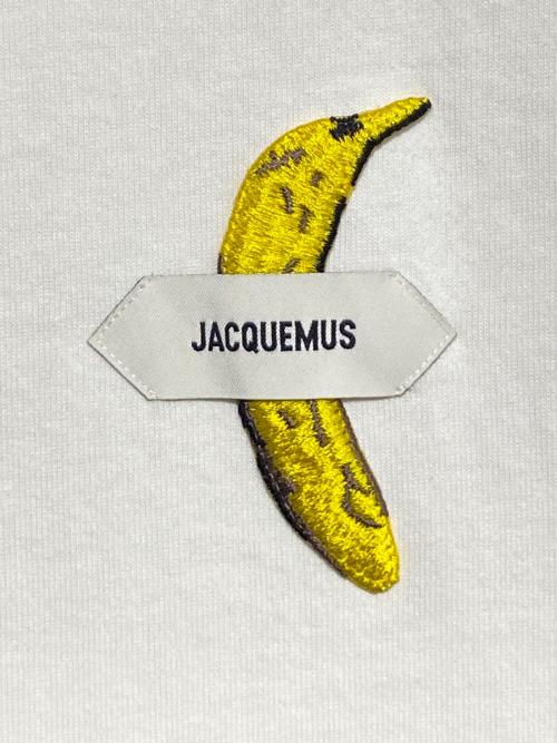 jacquemus（ジャックムス）jacquemus (ジャックムス) グログランロゴ カットソー アイボリー サイズ:XLの古着・服飾アイテム