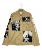 TAKAHIROMIYASHITA TheSoloIst.×Dickiesタカヒロミヤシタ ザソロイスト×ディッキーズ）の古着「Work Shirt」｜ベージュ