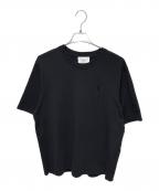 AMI Alexandre Mattiussiアミアレクサンドルマテュッシ）の古着「ハートロゴTシャツ」｜ブラック