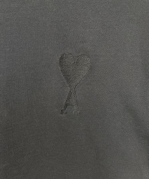 AMI Alexandre Mattiussi（アミアレクサンドルマテュッシ）AMI Alexandre Mattiussi (アミアレクサンドルマテュッシ) ハートロゴTシャツ ブラック サイズ:Mの古着・服飾アイテム