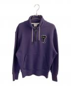 AMI Alexandre Mattiussi×PUMAアミアレクサンドルマテュッシ×プーマ）の古着「ハーフジップスウェット」｜パープル