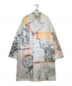 OFFWHITE×FUTURAオフホワイト×フューチュラ）の古着「Graffiti Arrows Trench Coat」｜マルチカラー