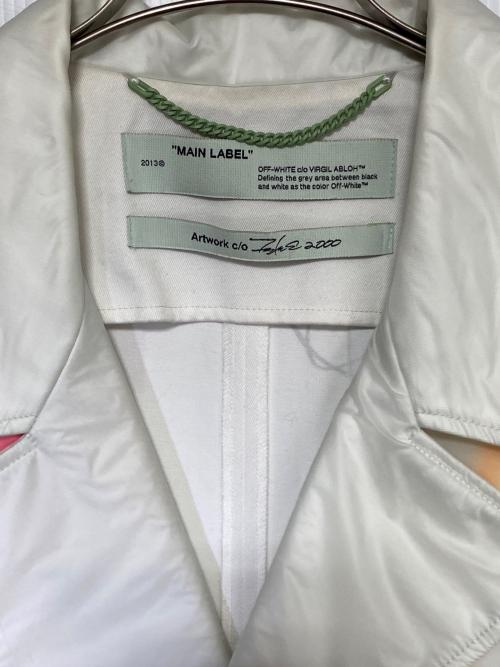 OFFWHITE（オフホワイト）OFFWHITE (オフホワイト) Futura (フューチュラ) Graffiti Arrows Trench Coat マルチカラー サイズ:Mの古着・服飾アイテム