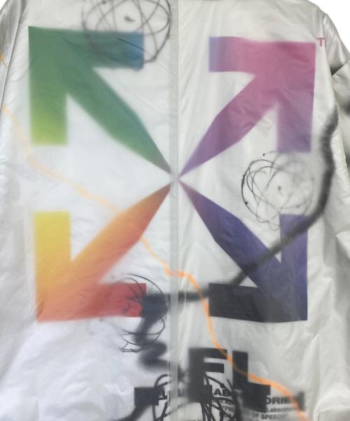 OFFWHITE（オフホワイト）OFFWHITE (オフホワイト) Futura (フューチュラ) Graffiti Arrows Trench Coat マルチカラー サイズ:Mの古着・服飾アイテム