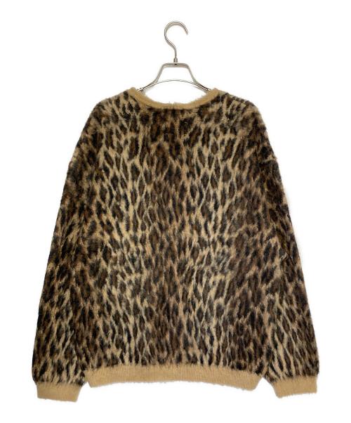 SAINT MICHAEL（セントマイケル）SAINT MICHAEL (セントマイケル) MOHAIR CARDIGAN LEOPARD カーキ サイズ:Lの古着・服飾アイテム